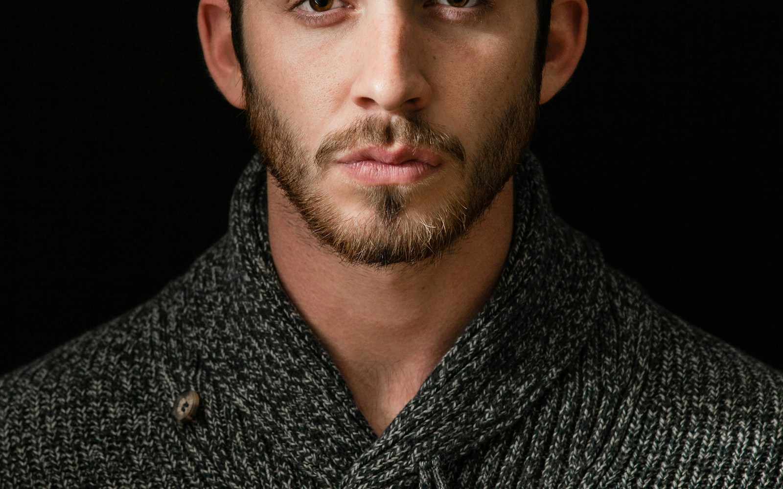 A person looking directly into the camera
